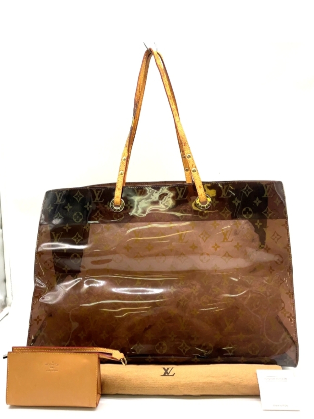 PRICE FIRM! Louis Vuitton Monogram Vinyl Brown Cabar Cruise GM Tote W/DB/Pouch - Picture 15 of 16